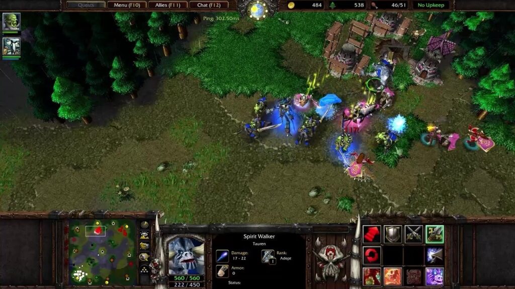 Warcraft lll Frozen Throne 1v1 Ranked Ladder Map Amazonia – Orc Vs ...