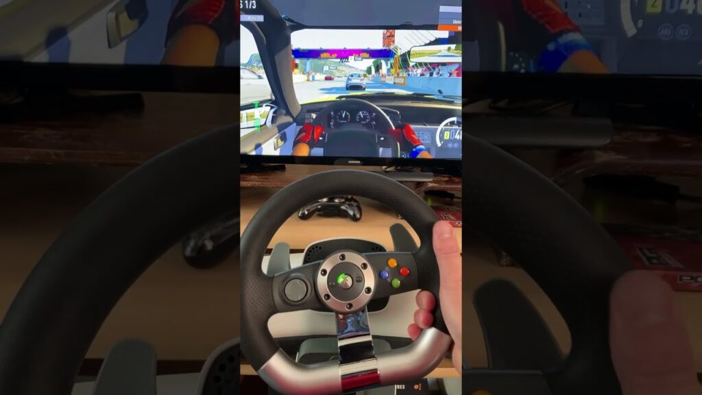Xbox Racing Wheel Games Xbox360/FH2 with Microsoft racing wheel is retro arcade sim excellence ...